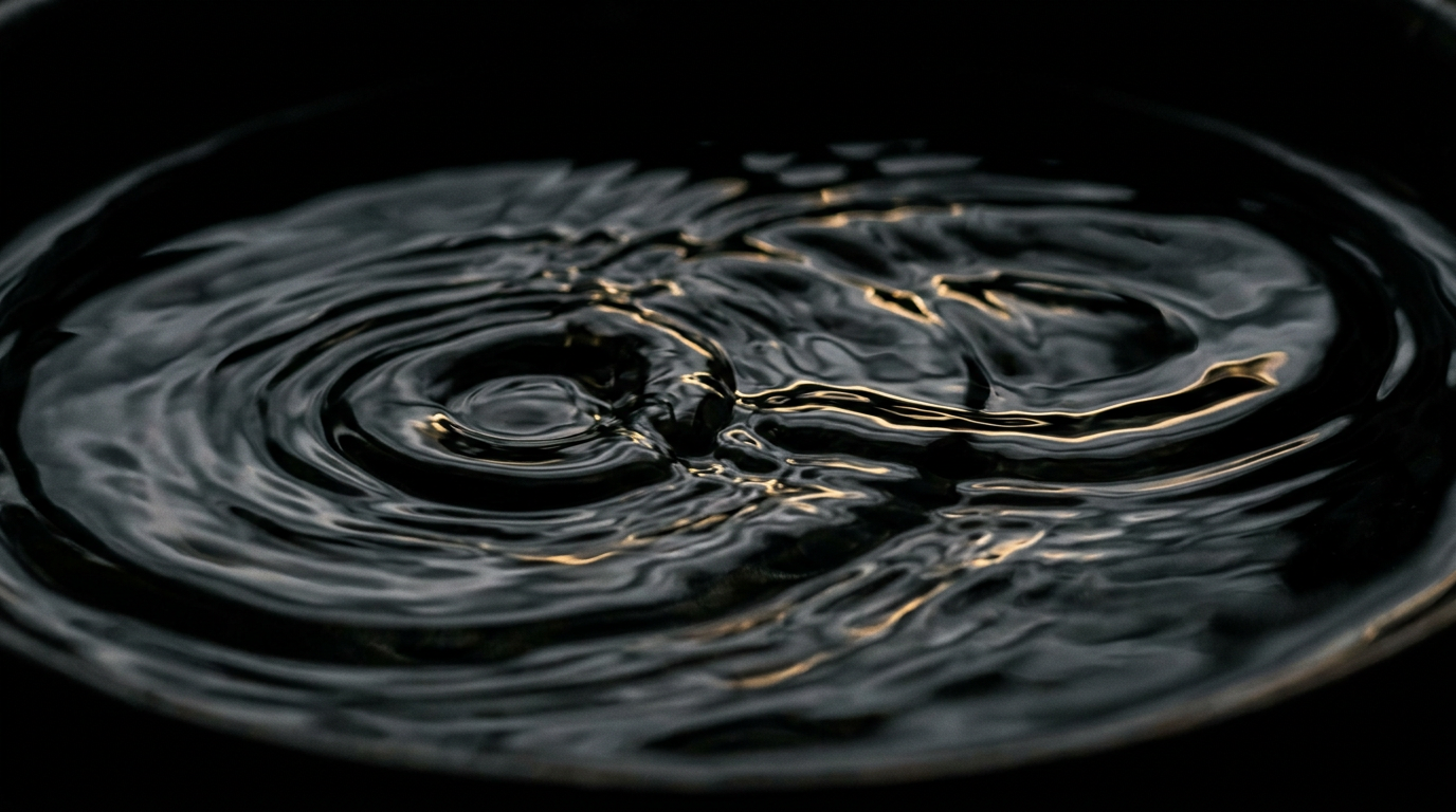 Sake poured into a glass